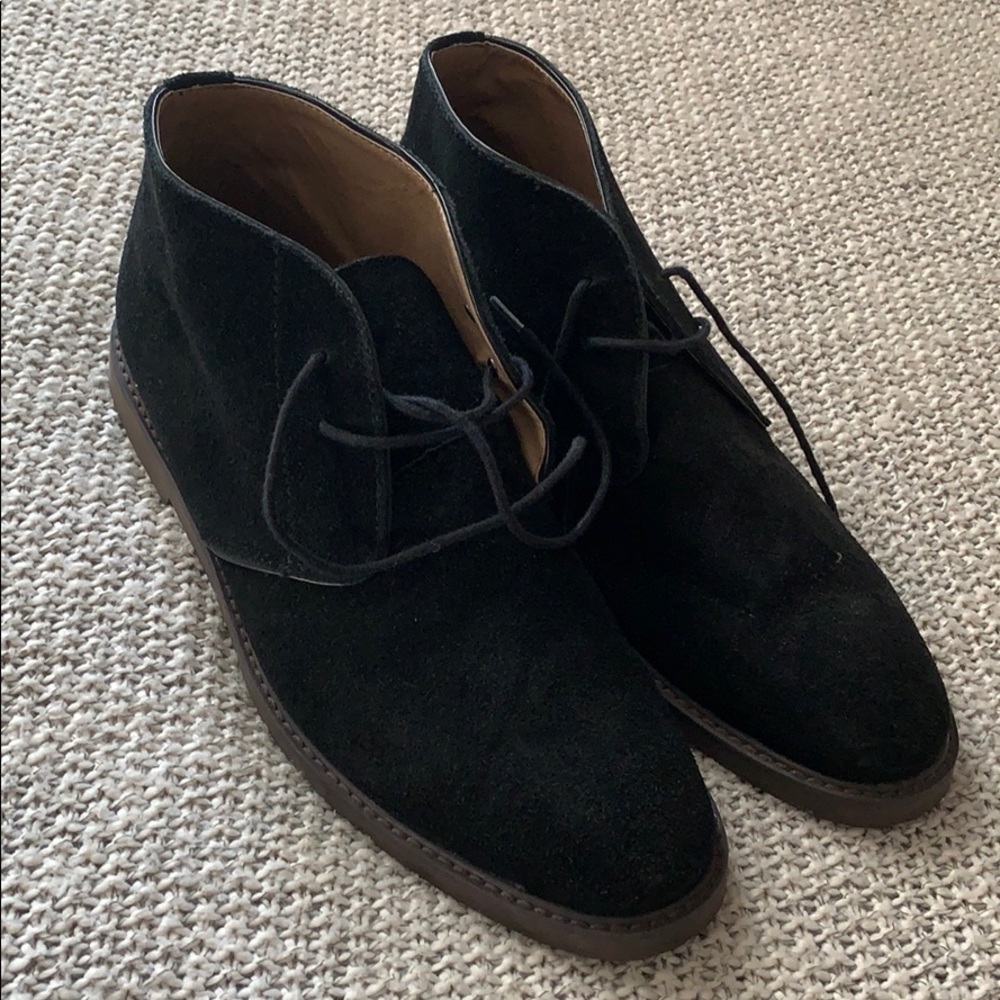 New BR Men’s suede dress shoes black